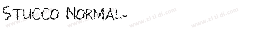 Stucco Normal字体转换